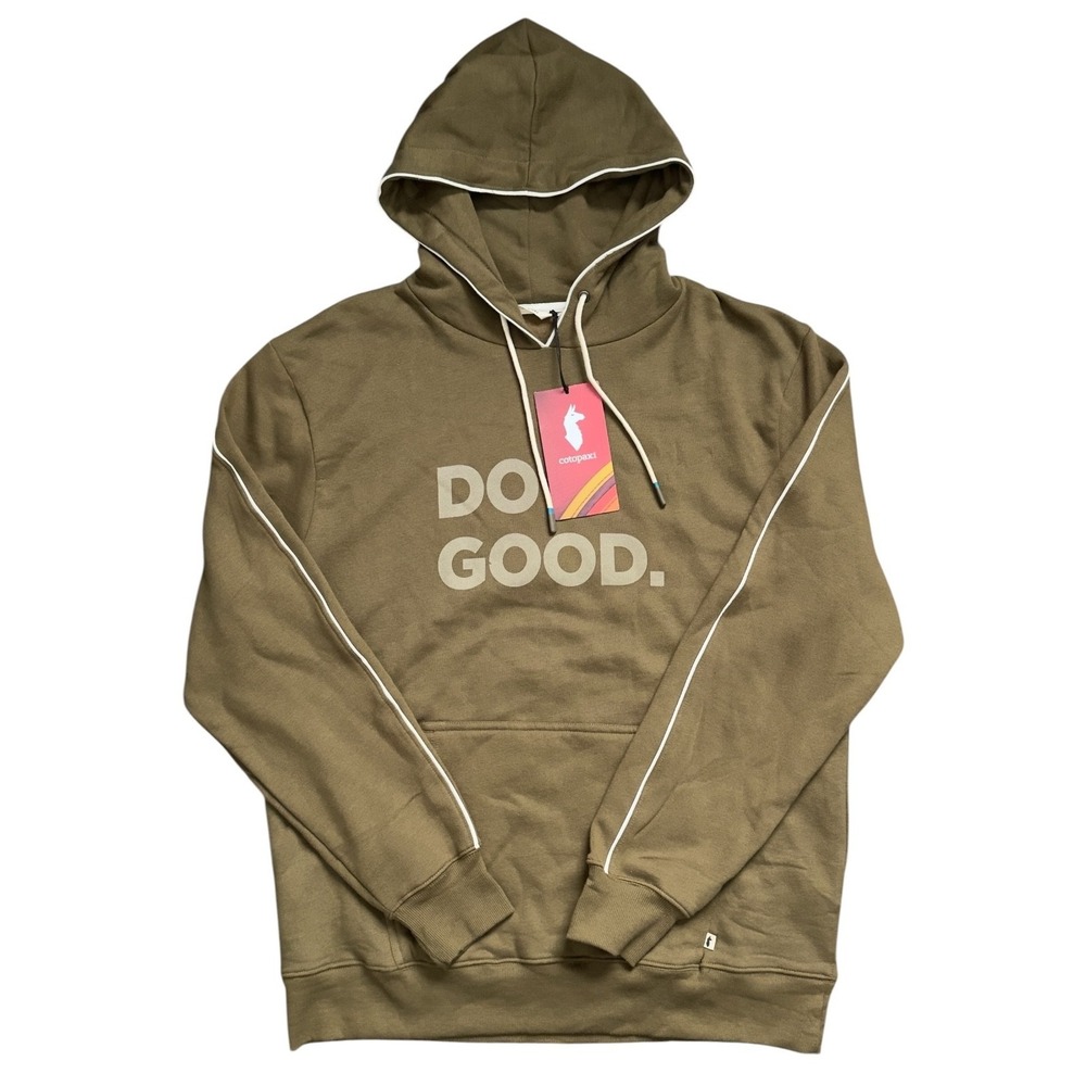 Cotopaxi Do Good‎ Oak Pullover Hoodie Men's Organic Cotton Fleece Size L